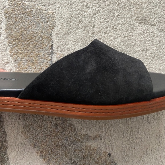 Vince // Canella Leather Suede Mule Slide Sandals // Size 7.5 - Picture 5 of 15